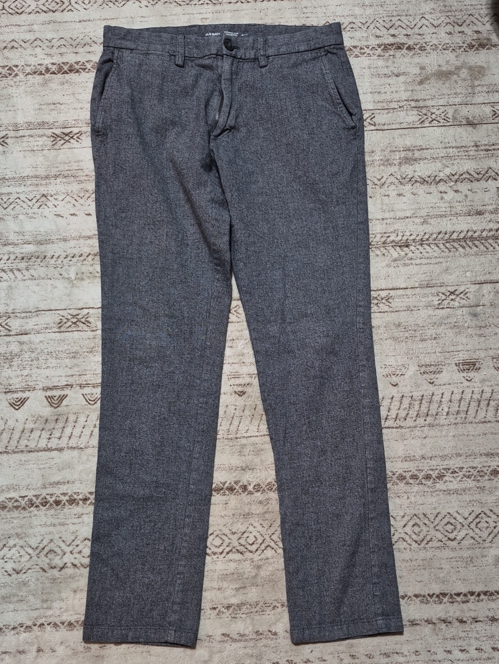Old Navy Men's Charcoal Gray Chinos